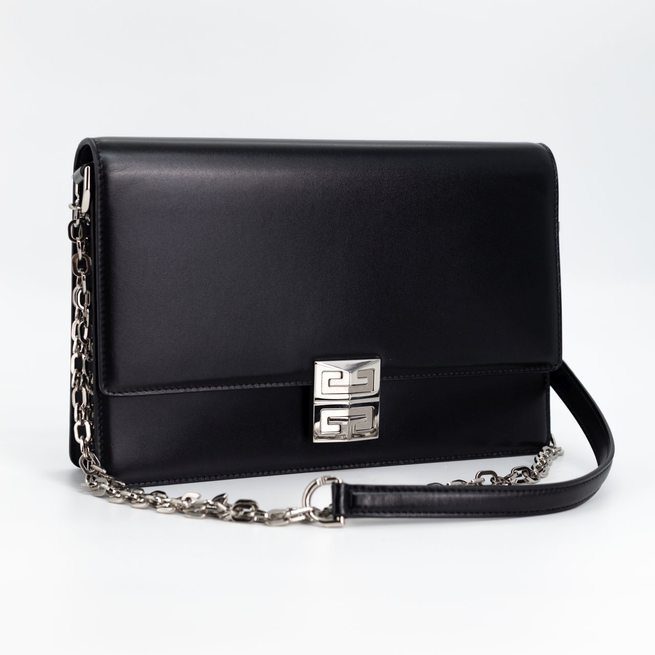 Сумка GIVENCHY Middle Черный кожа модель 4G,гладкая текстура,металическая фурнитура