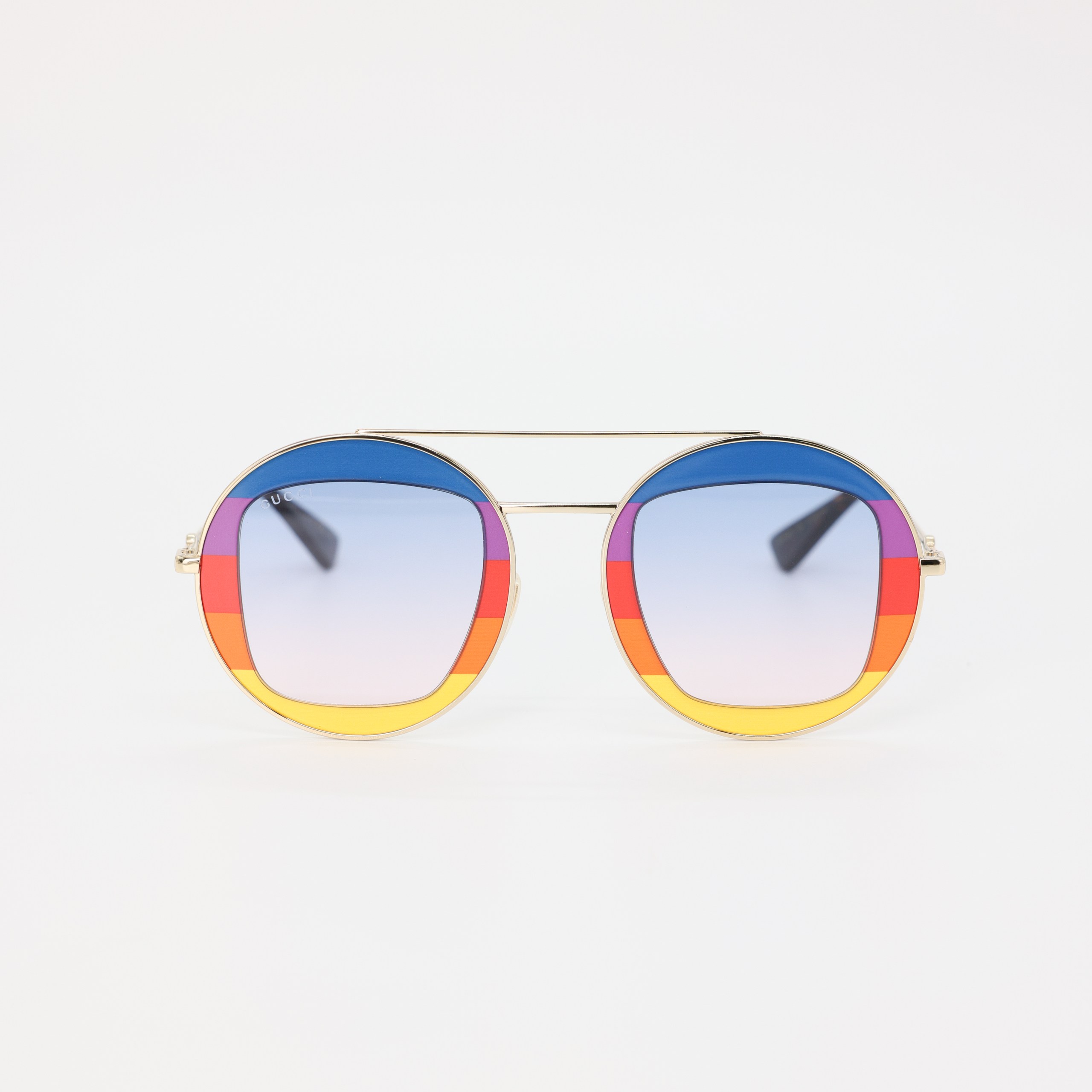 Очки GUCCI OS MULTICOLOR  круглая форма,цветная оправа,чехол