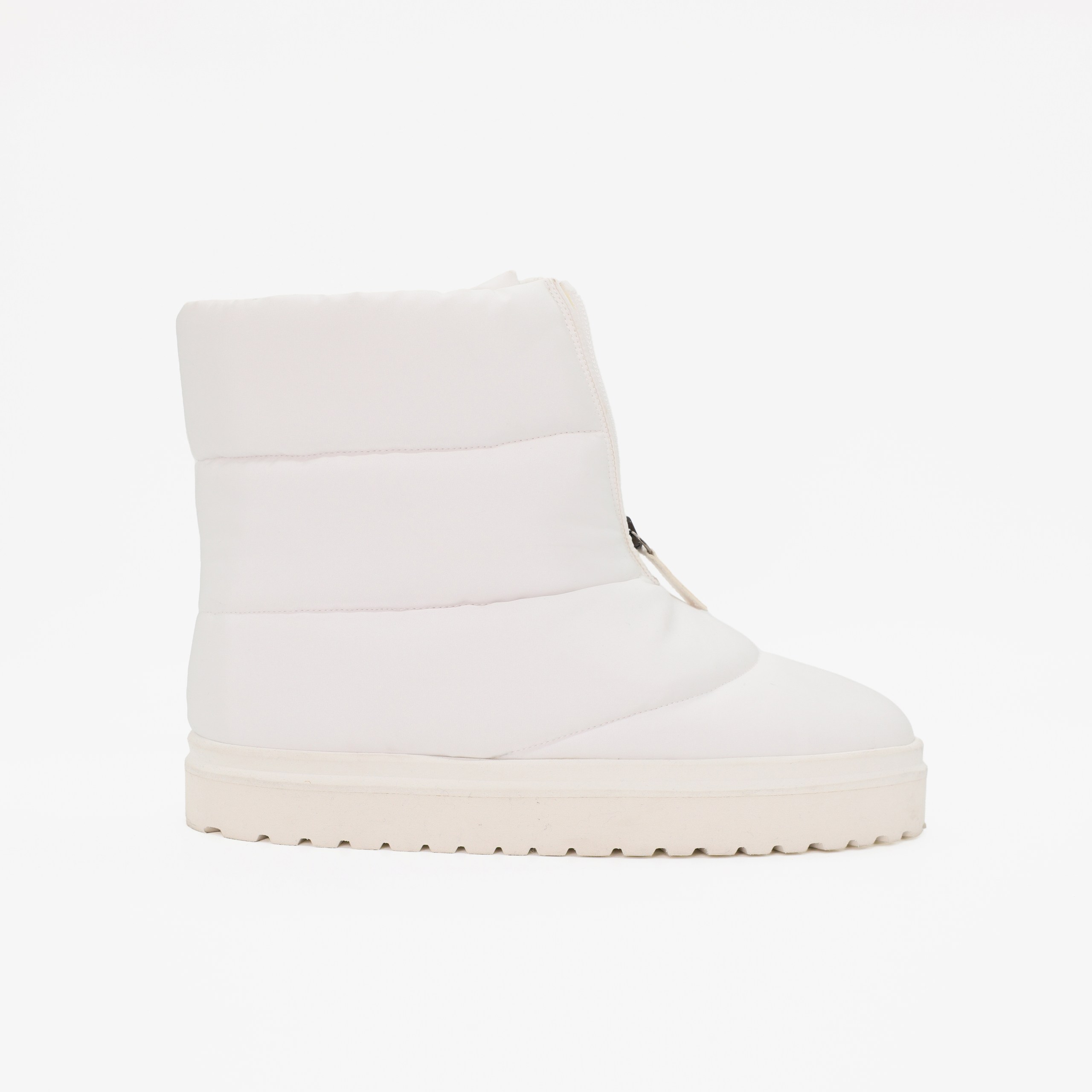 Дутики GIABORGHINI 37,5 Белый текстиль зиппер по середине