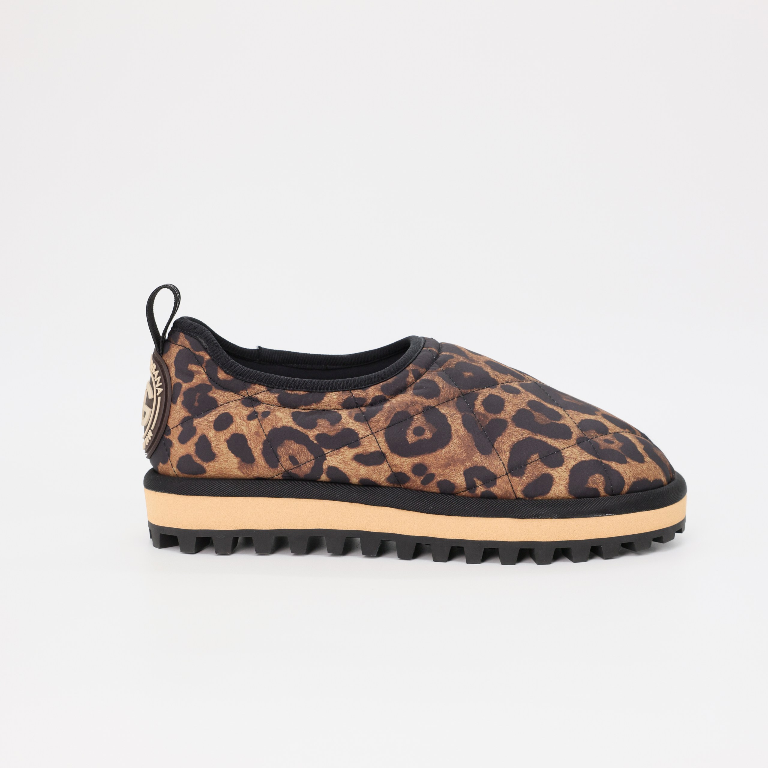 Дутики DOLCE & GABBANA 39 Леопард  леопардовый текстиль, коробка