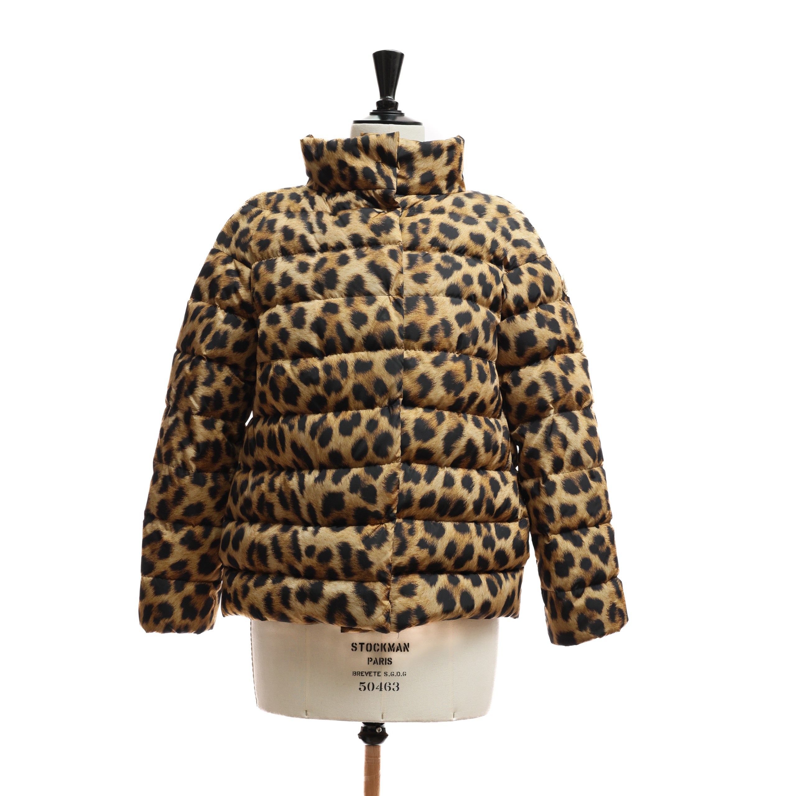 Куртка MONCLER 1 Леопард балонь зиппер/кнопки