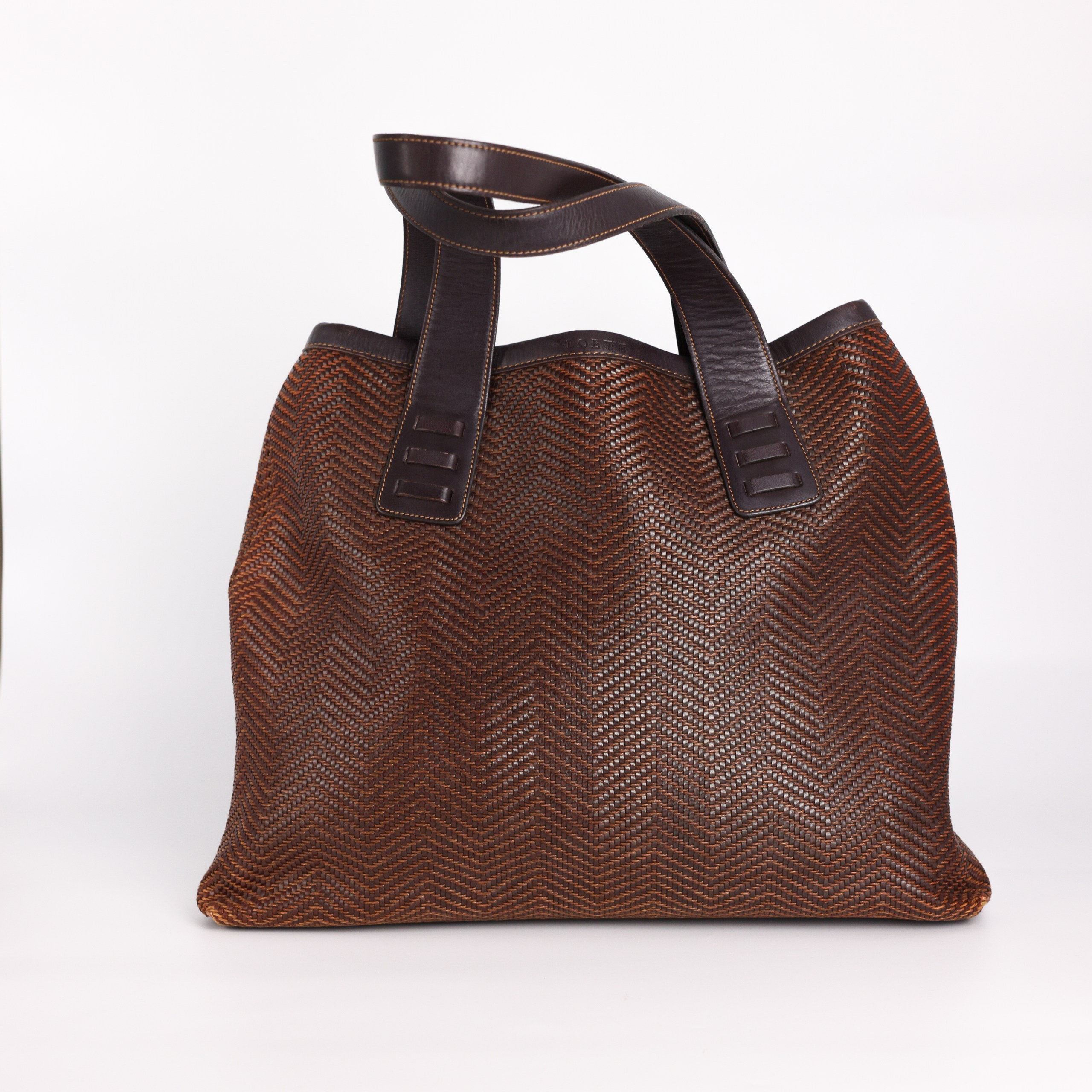 Сумка шопер Loewe коричневая