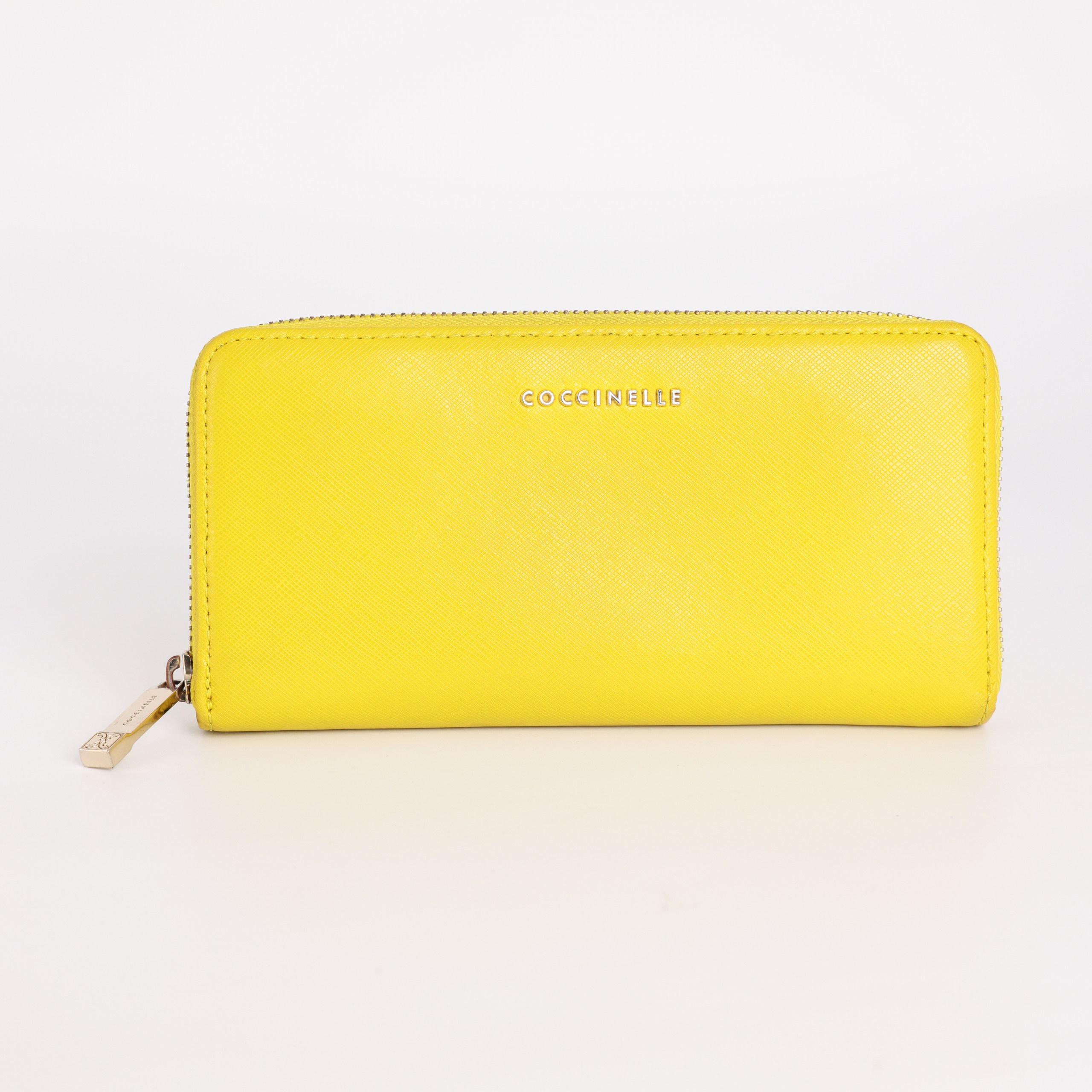 Портмоне COCCINELLE - Желтый Луг YELLOW MEADOWLARK кожа