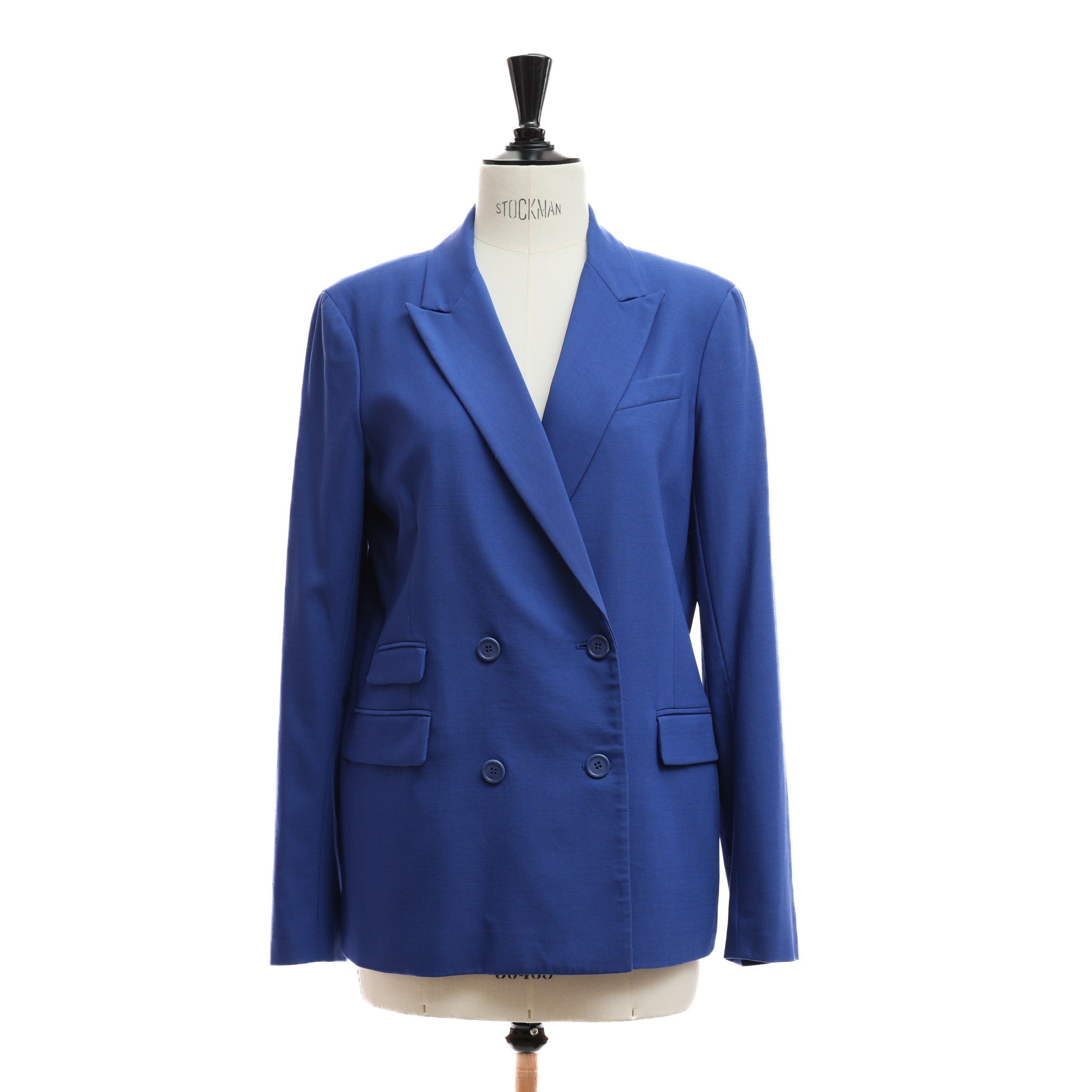 Пиджак THEORY 12 синий шерсть двубортный