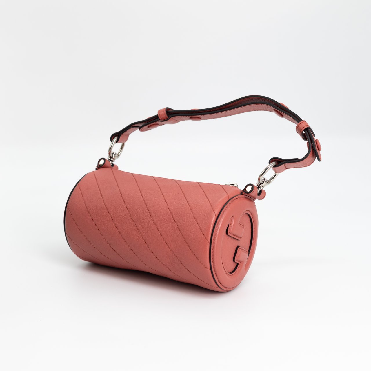 Сумка GUCCI мини кораловый  тубус, коробка