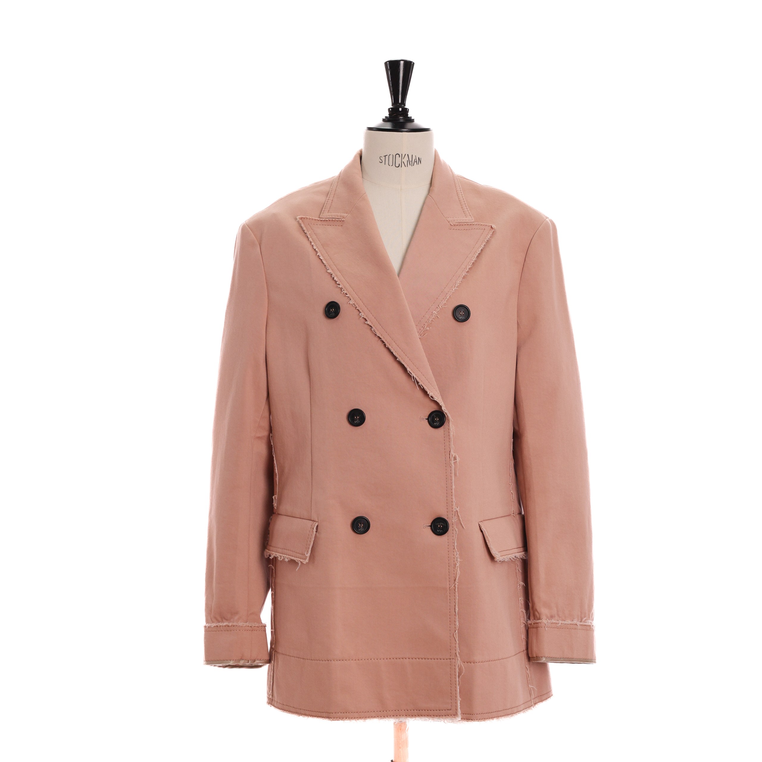 Жакет №21 42 пыльно-розовый котон