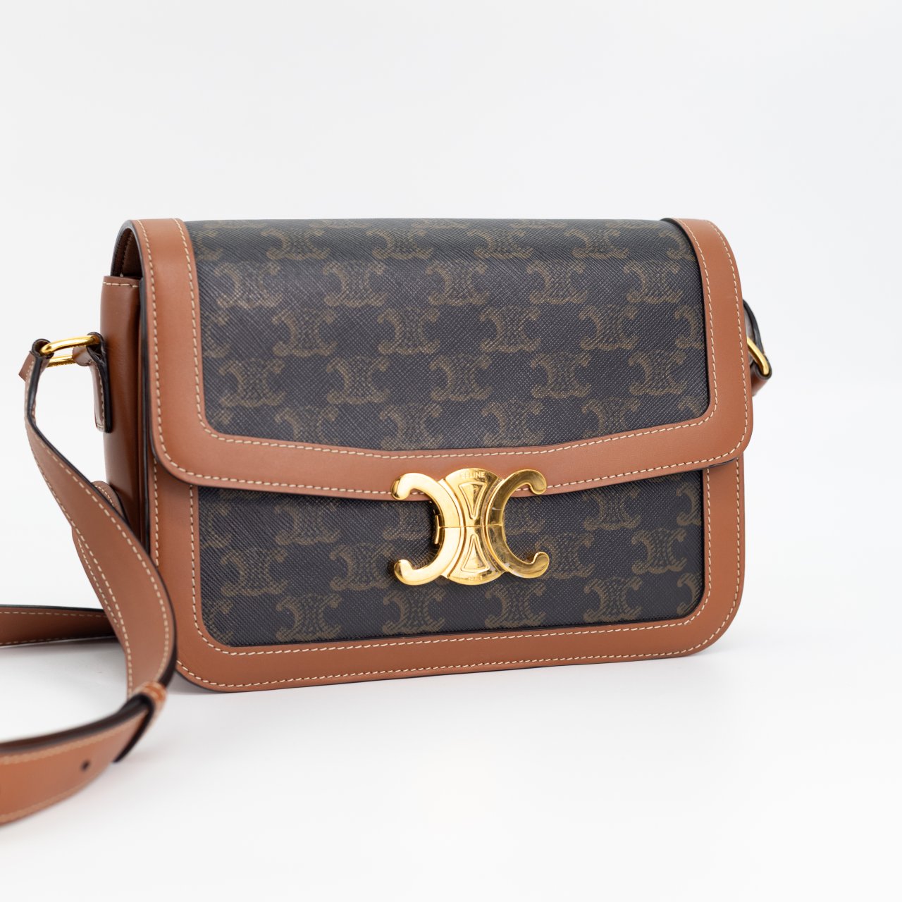 Сумка Cross Body CELINE Small Коричневый BROWN