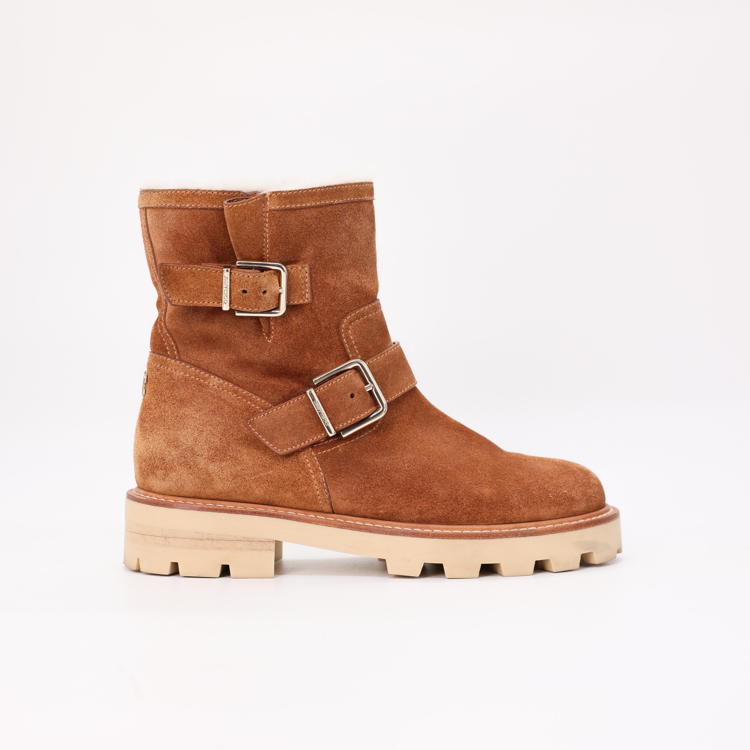 Ботинки JIMMY CHOO 37.5 Коричневый BROWN