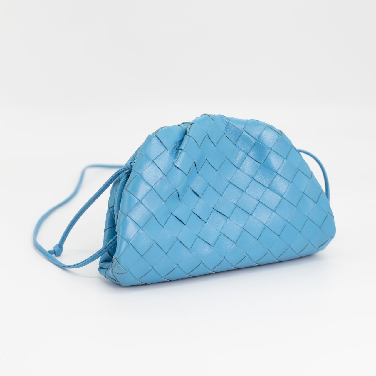 Сумка BOTTEGA VENETA Small ГОЛУБОЙ